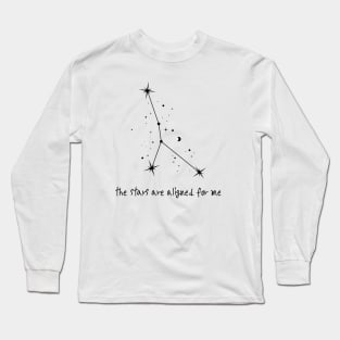 The Stars Are Aligned For Me - Cancer Long Sleeve T-Shirt